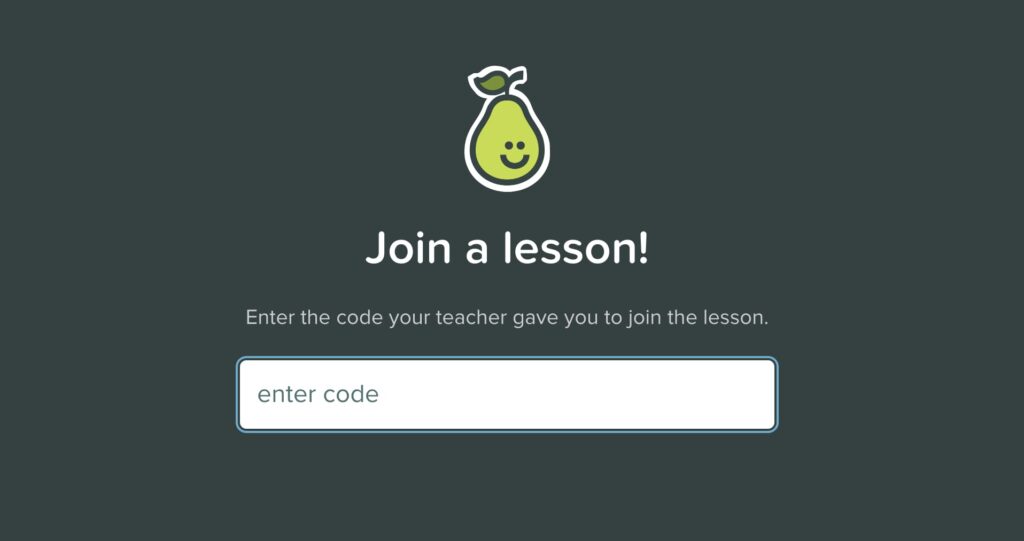 Enter the Pear Deck Code on JoinPD Com